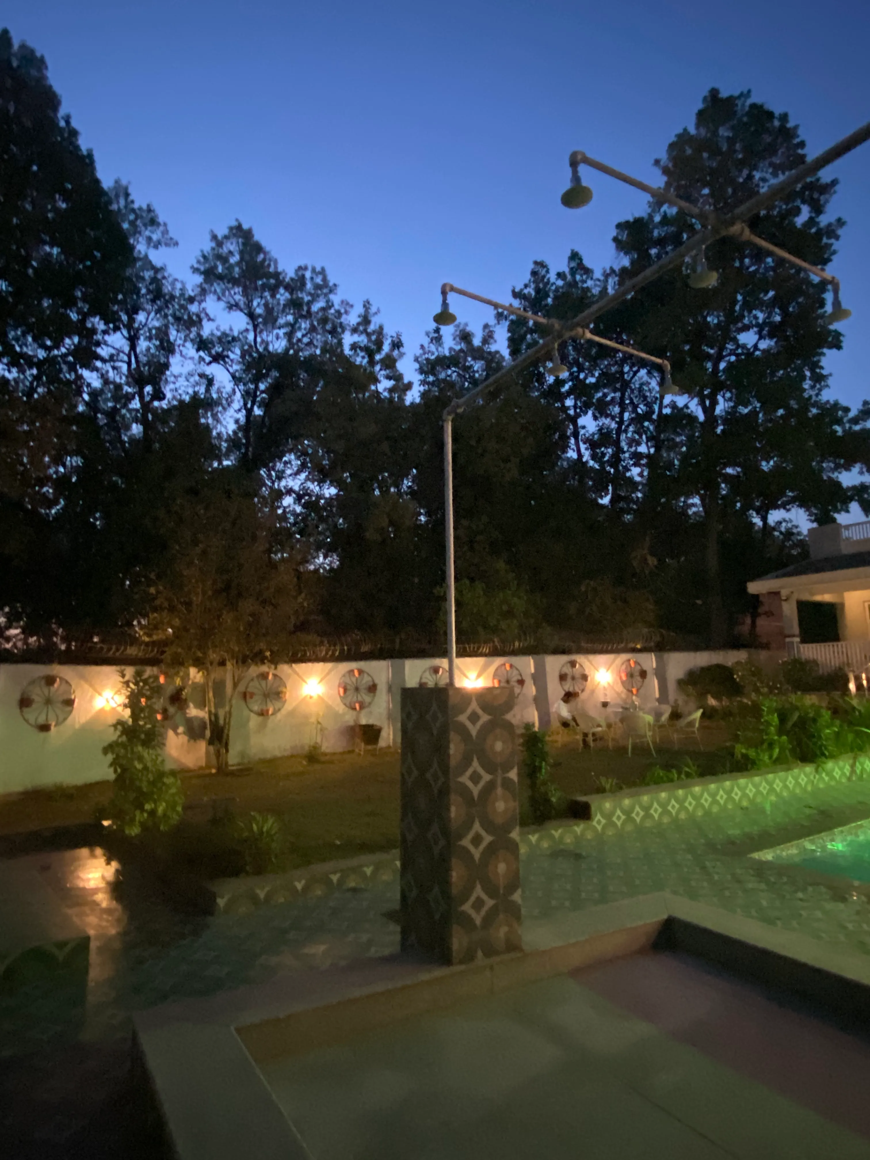 Premium kudrat-villa-open-shower experience at Kudrat Villa